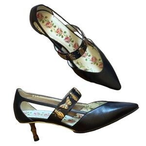 GUCCI embellished kitten heels